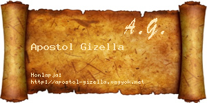 Apostol Gizella névjegykártya